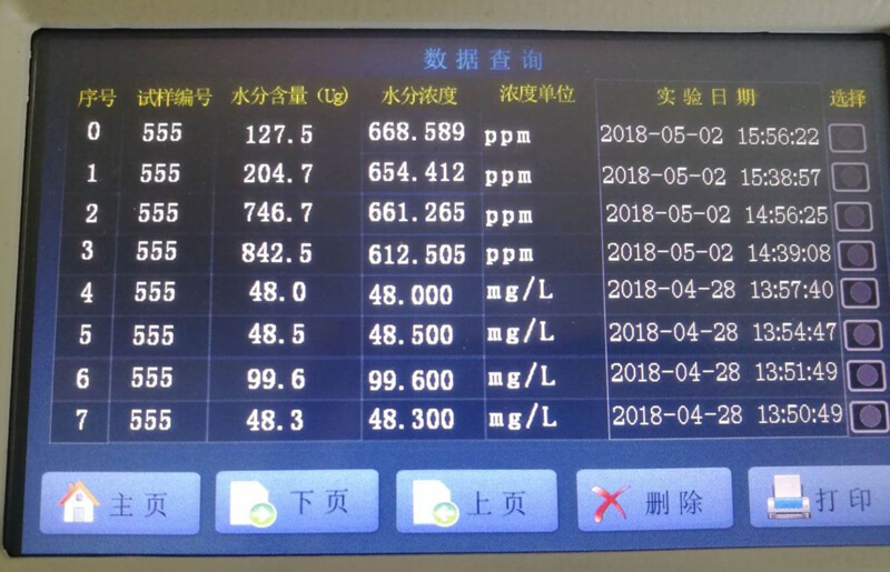 卡氏爐法卡爾費休微量水分測定儀